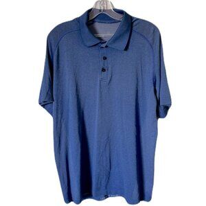 Lululemon Mens Polo Blue XL